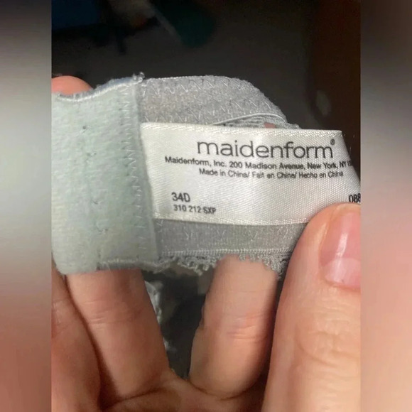 Maidenform Cheetah Print Bra Size 34 D Gray - Picture 3 of 5